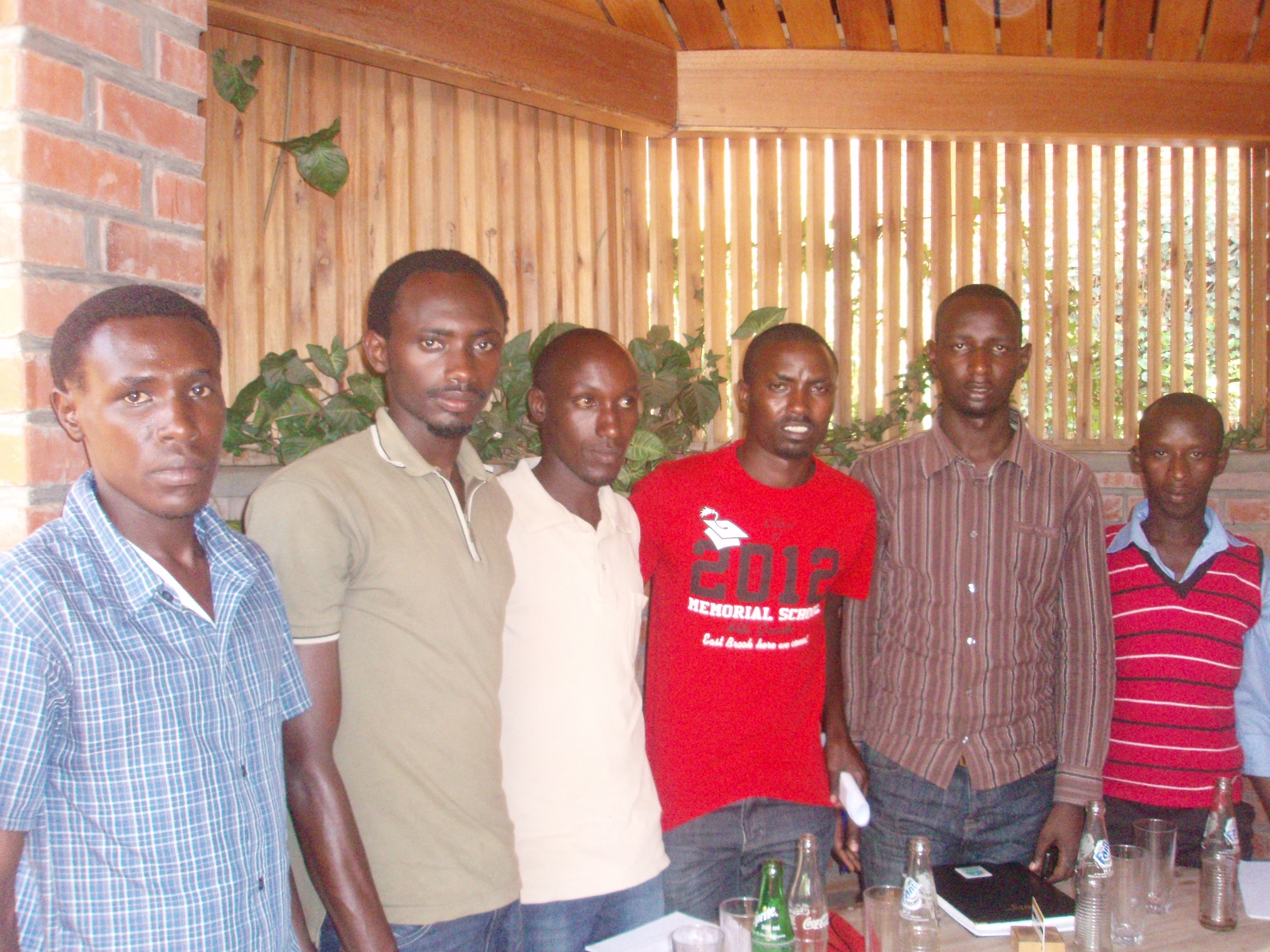 Students survivors of Bisesero à Kigali  10 July 2013
